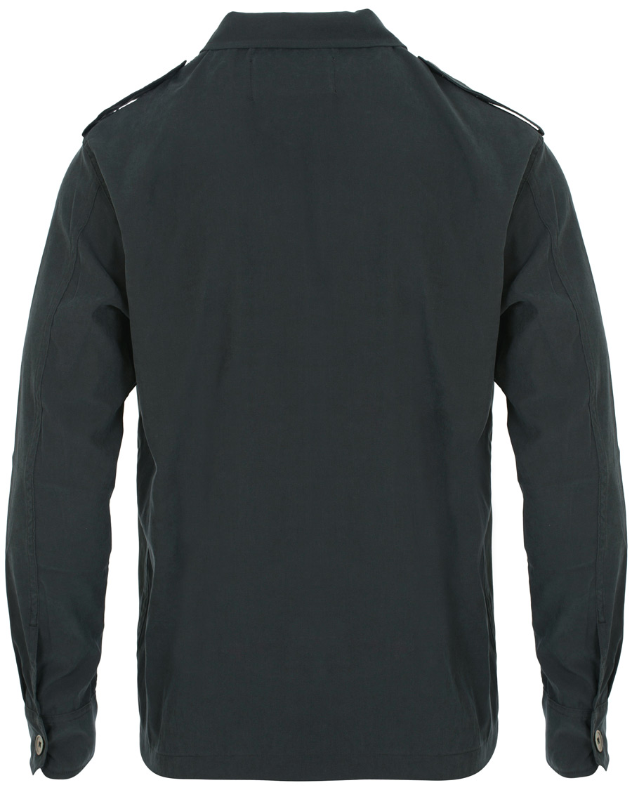 Herre | Skjorter | Our Legacy | Casual Military Shirt Black Tech Cupro