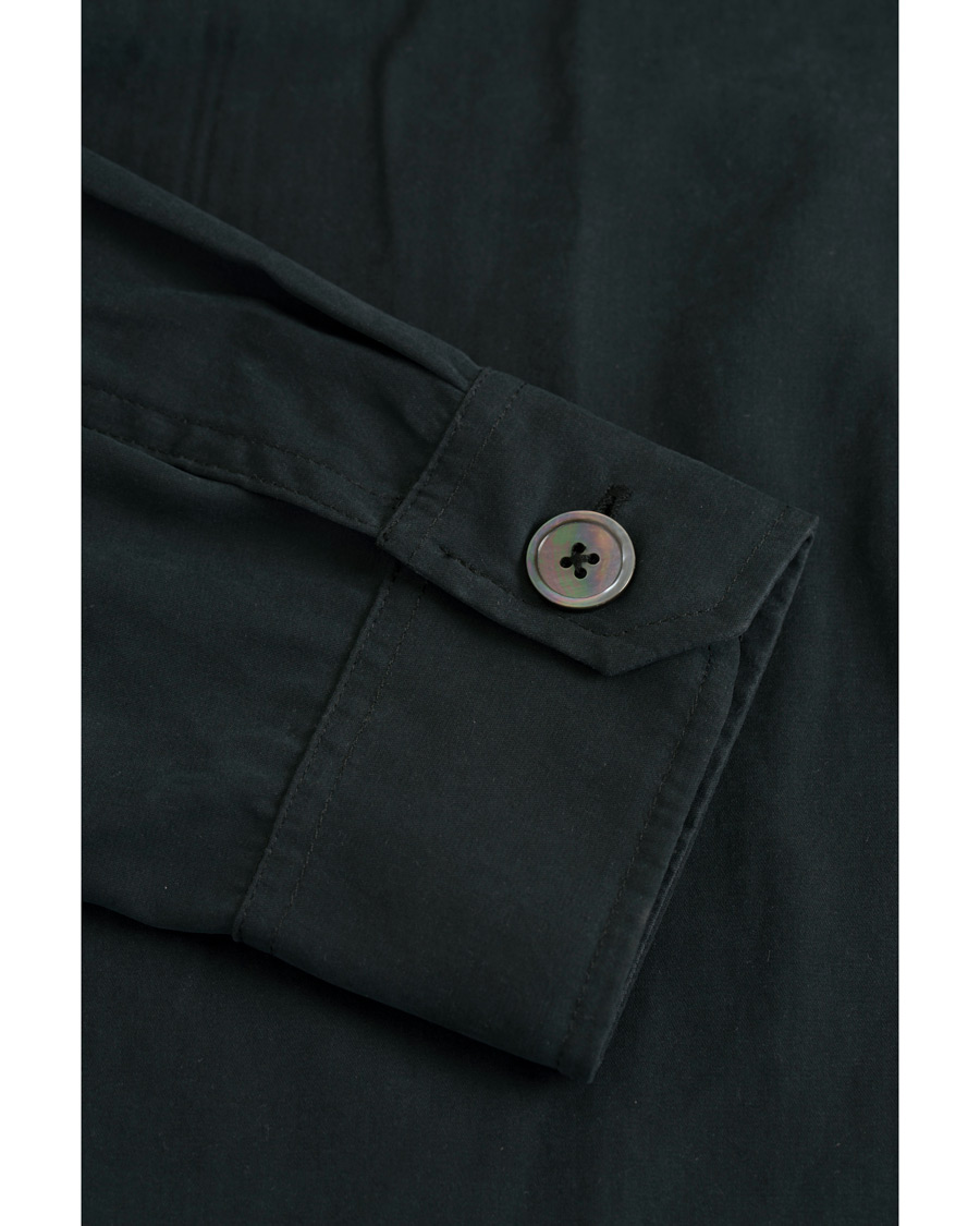 Herre | Skjorter | Our Legacy | Casual Military Shirt Black Tech Cupro