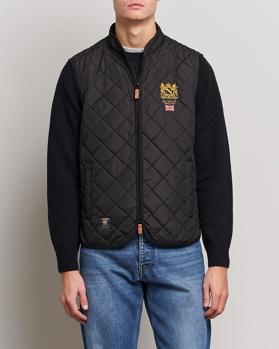 Herre |  | Morris | Trenton Quilted Vest Black