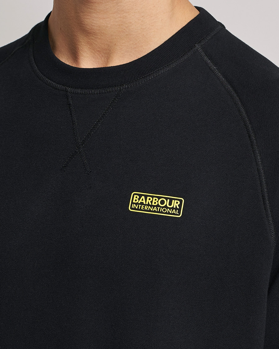Herre | Trøjer | Barbour International | Essential Crew Neck Sweat Black