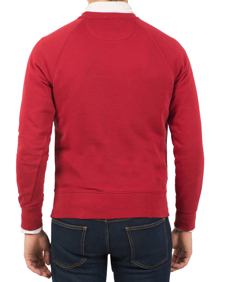 Herre | Trøjer | GANT | Shield Crew Neck Sweat Dark Red