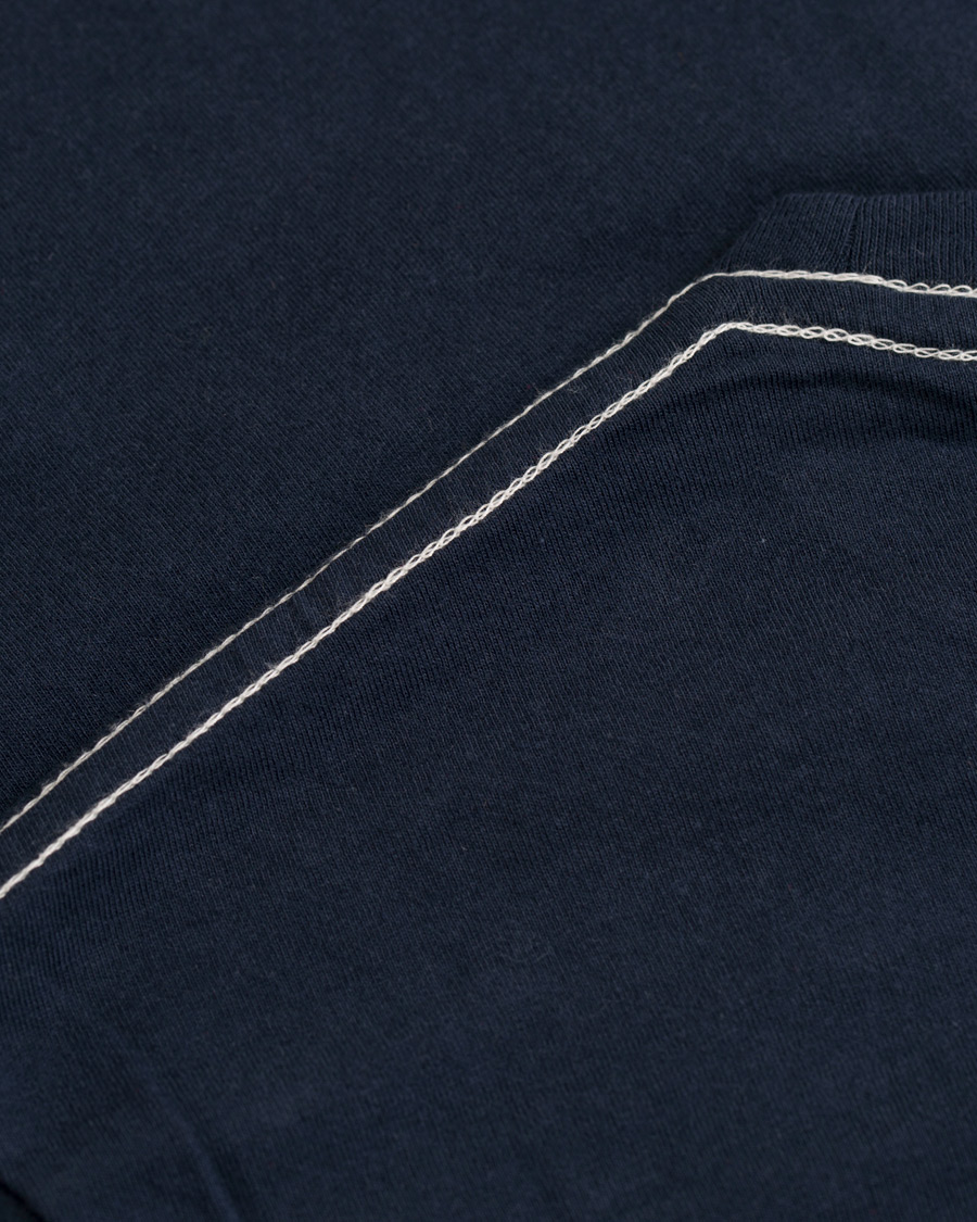 Herre | T-Shirts | GANT | New Haven Crew Neck Tee Evening Blue