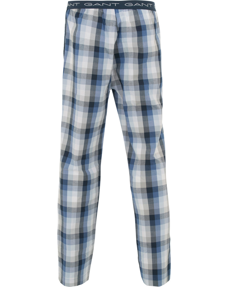 Herre | Undertøj | GANT | Block Check Pyjama Pants Blue Oean