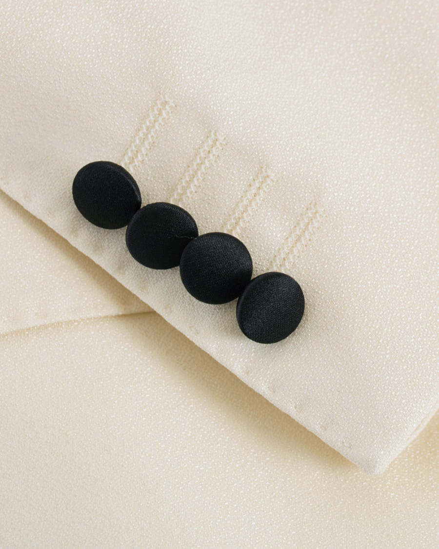 Herre | Blazere & jakker | Oscar Jacobson | Elder Peak Lapel Tuxedo Blazer White