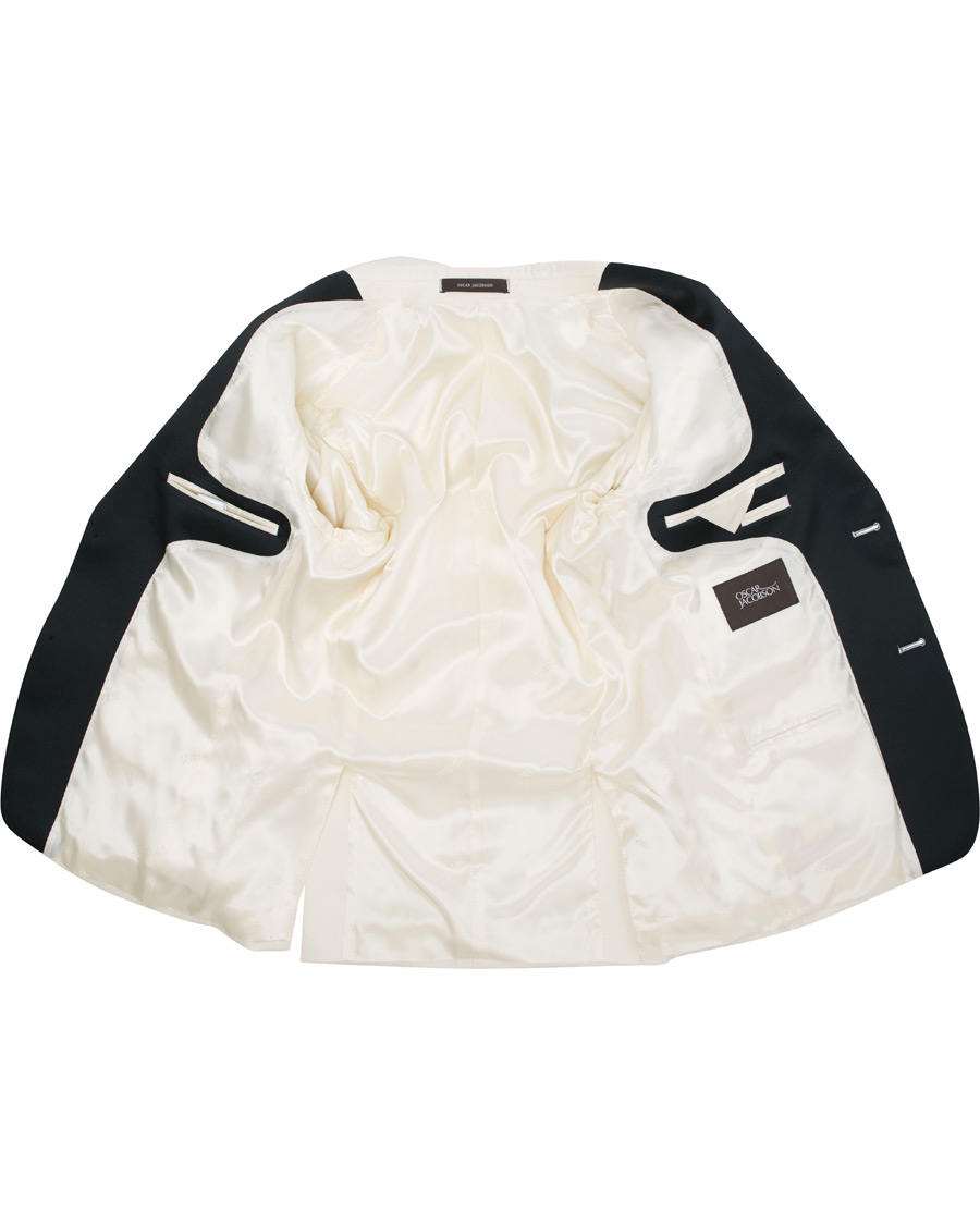 Herre | Blazere & jakker | Oscar Jacobson | Elder Peak Lapel Tuxedo Blazer White