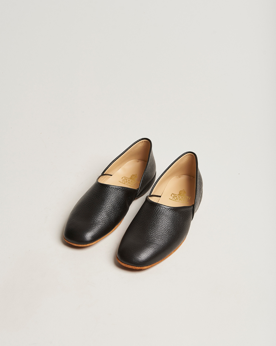 Herre | Til manden som har alt | Crockett & Jones | Grecian Home Slipper Black