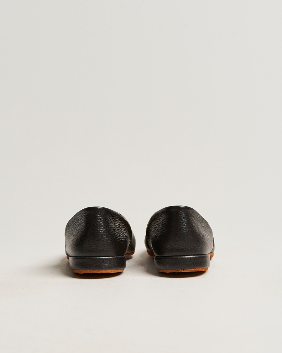 Herre | Sandaler & Hjemmesko | Crockett & Jones | Grecian Home Slipper Black