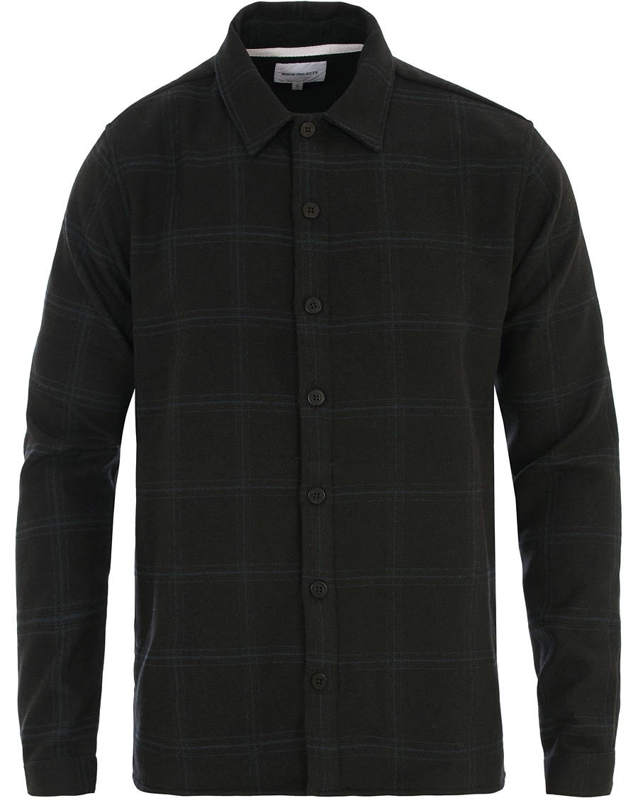 Herre | Jakker | Norse Projects | Jens Wool Overshirt Black