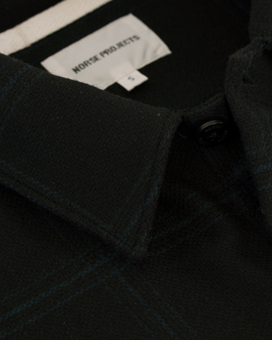Herre | Jakker | Norse Projects | Jens Wool Overshirt Black