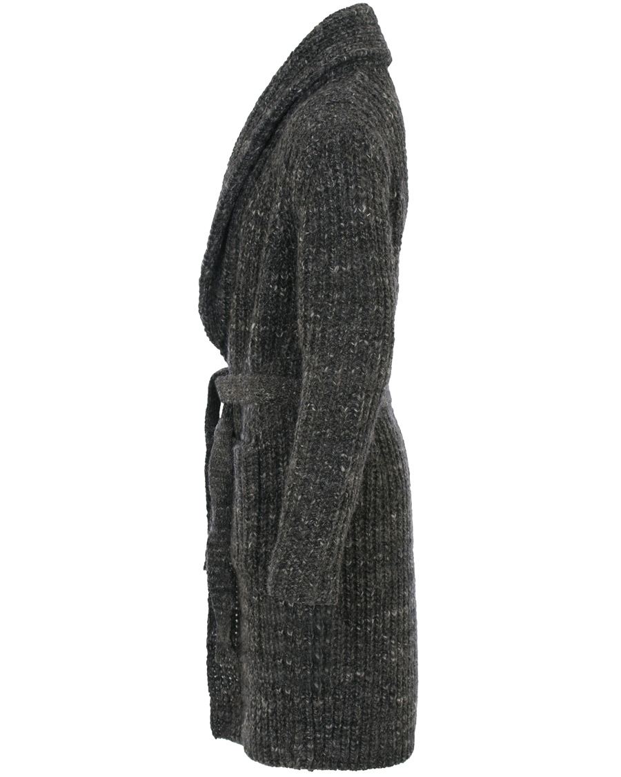 Herre | Trøjer | Polo Ralph Lauren | Wool Coatigan Dark Grey Rag