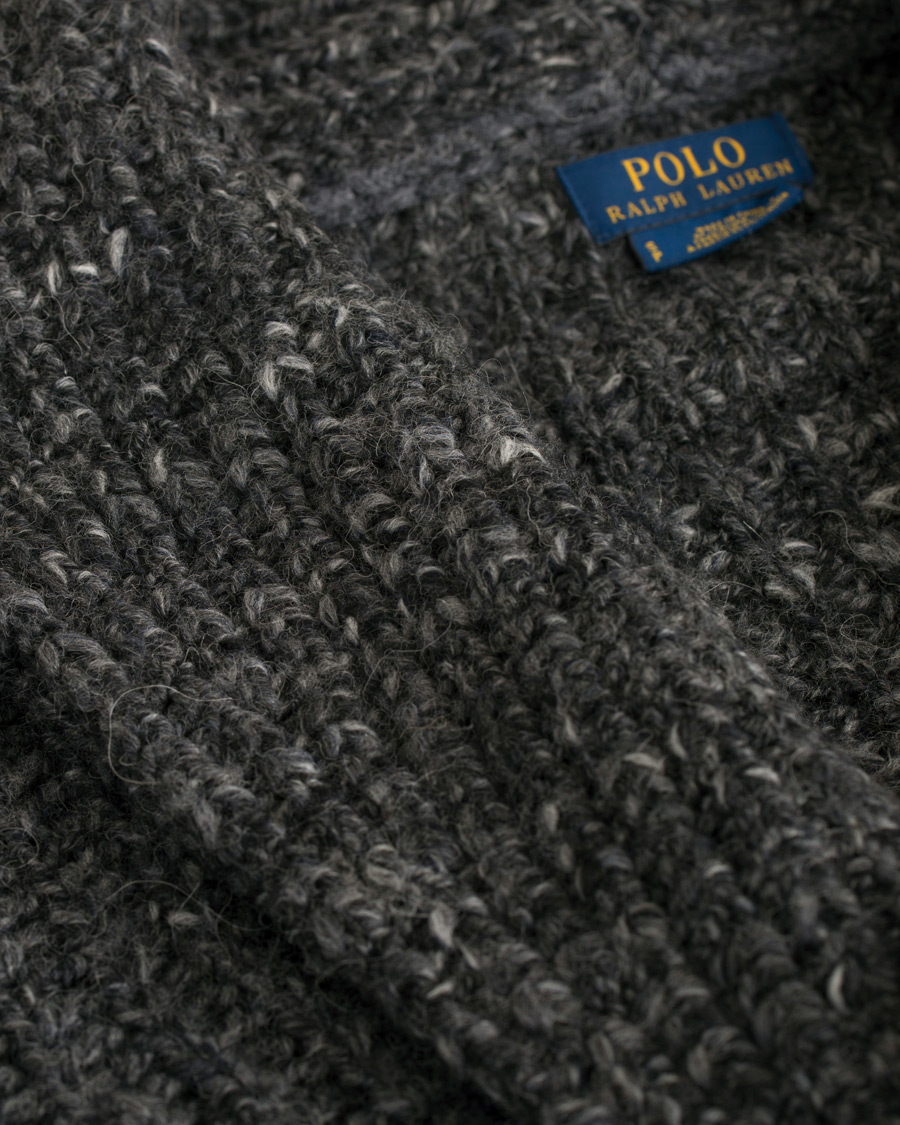 Herre | Trøjer | Polo Ralph Lauren | Wool Coatigan Dark Grey Rag