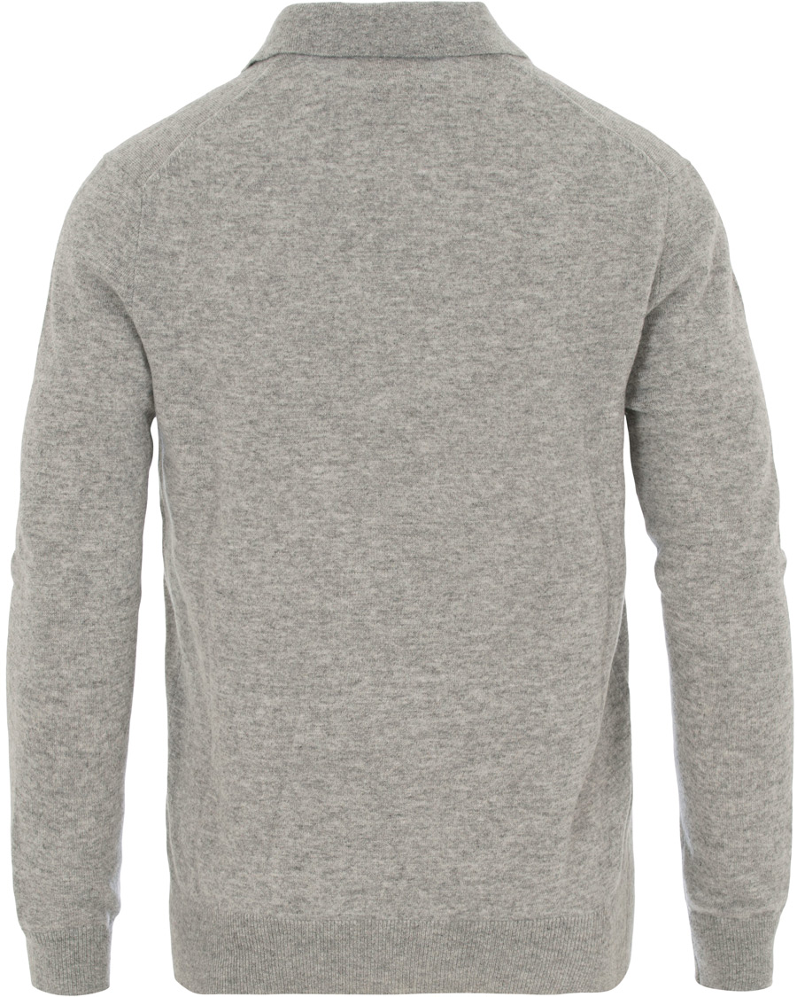 Herre | Trøjer | Polo Ralph Lauren | Cashmere Button Pullover Grey Heather