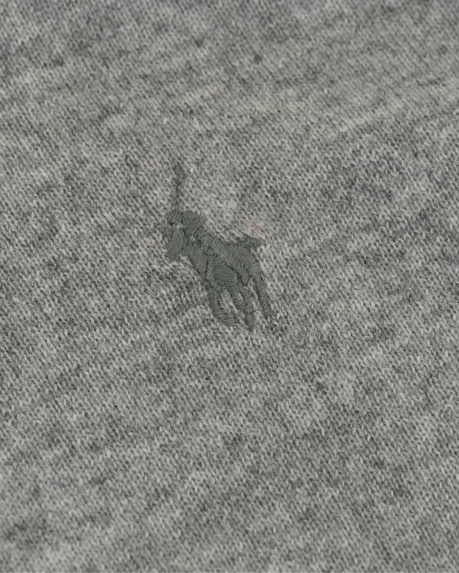 Herre | Trøjer | Polo Ralph Lauren | Cashmere Button Pullover Grey Heather