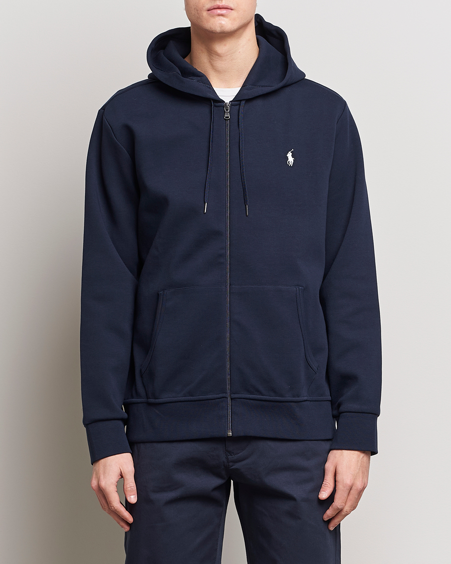 mærkning Bevise Mysterium Polo Ralph Lauren Tech Performance Full Zip Hoodie Navy - CareOfCarl.dk