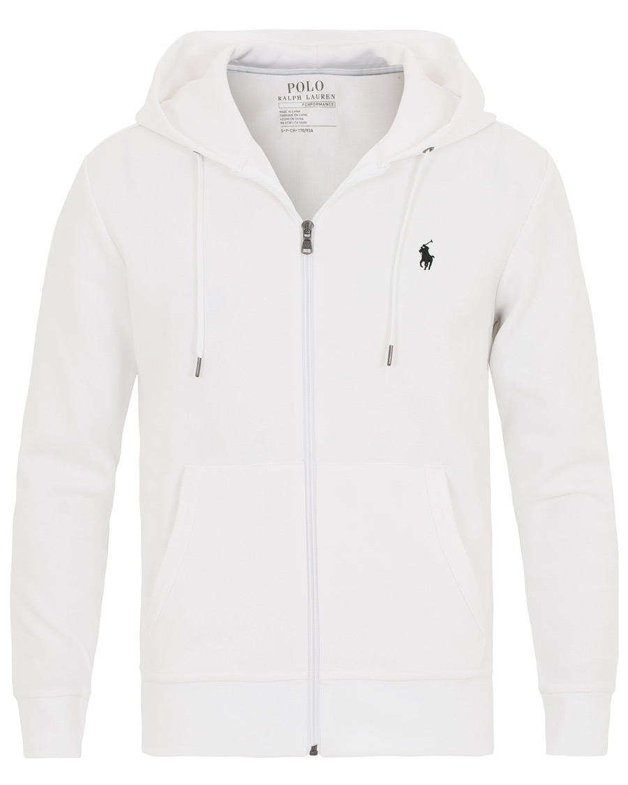 Herre | Trøjer | Polo Ralph Lauren | Tech Full Zip Hoodie White