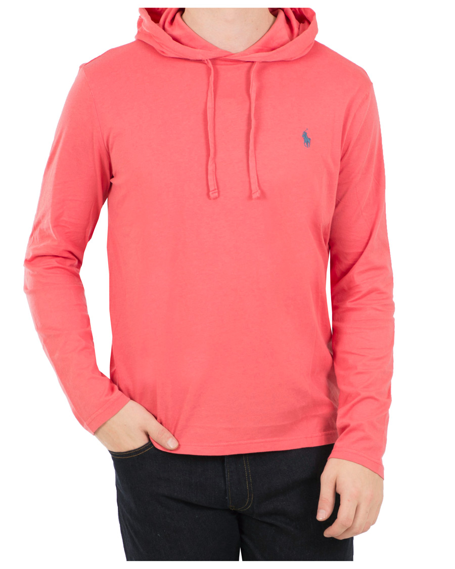 Herre | Trøjer | Polo Ralph Lauren | Long Sleeve Hooded Tee Hyannis Red