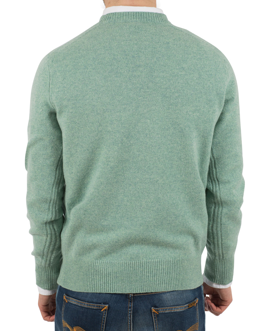 Herre | Trøjer | rag & bone | Victor Lambswool Crew Sea Foam Green