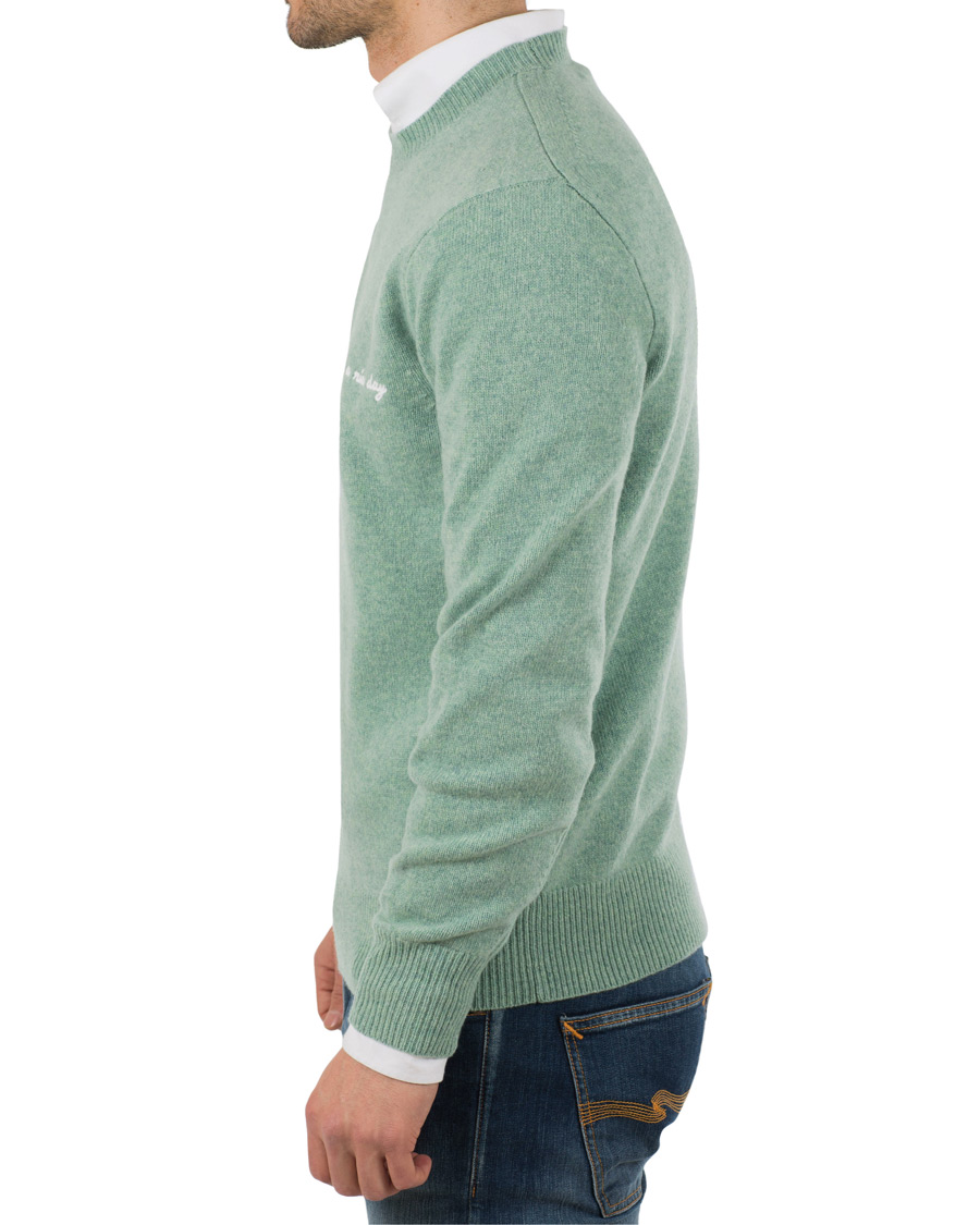Herre | Trøjer | rag & bone | Victor Lambswool Crew Sea Foam Green