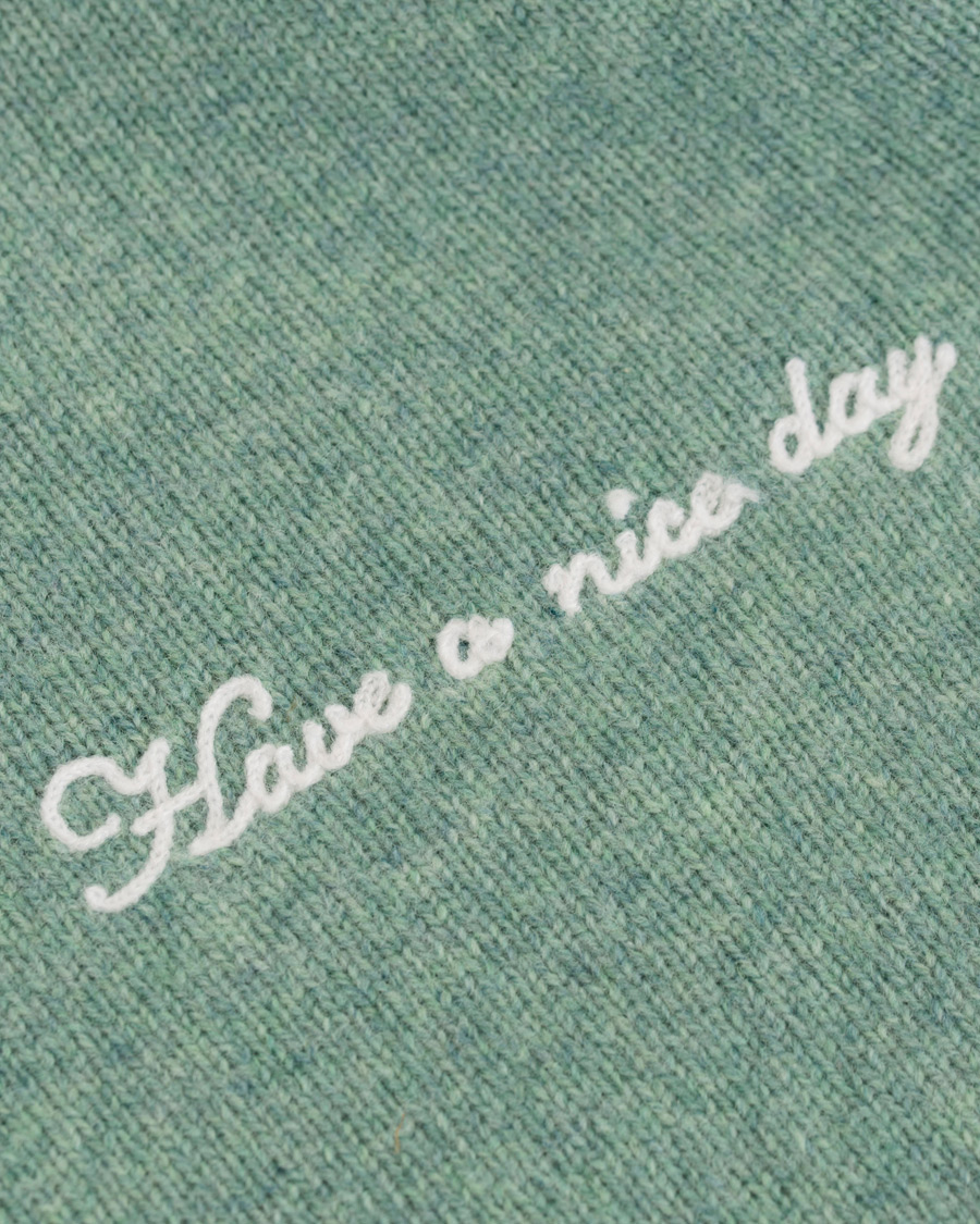 Herre | Trøjer | rag & bone | Victor Lambswool Crew Sea Foam Green