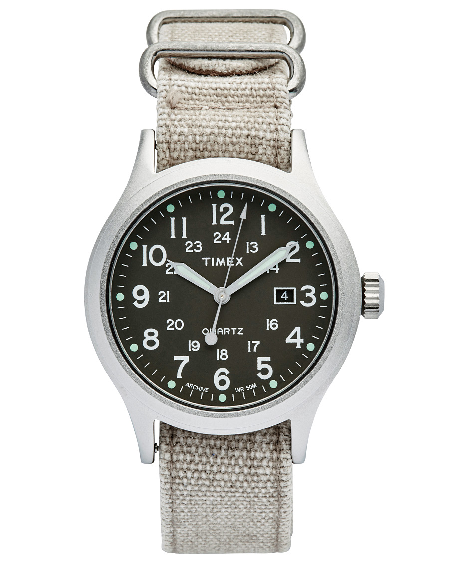 Herre | Timex Allied Stone Washed Cotton Dark Green | Timex | Allied Stone Washed Cotton Dark Green