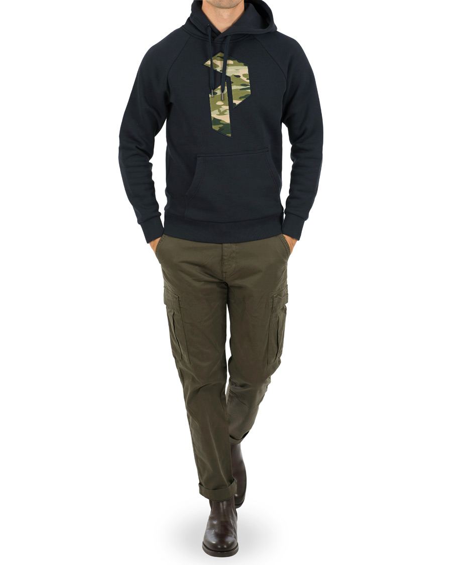 Herre | Trøjer | Peak Performance | Art Hoodie Salute Blue