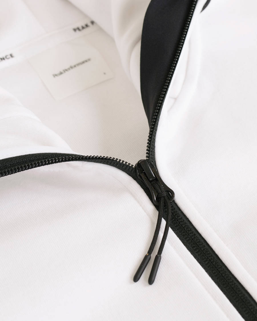 Herre | Trøjer | Peak Performance | Tech Full Zip Hoodie White