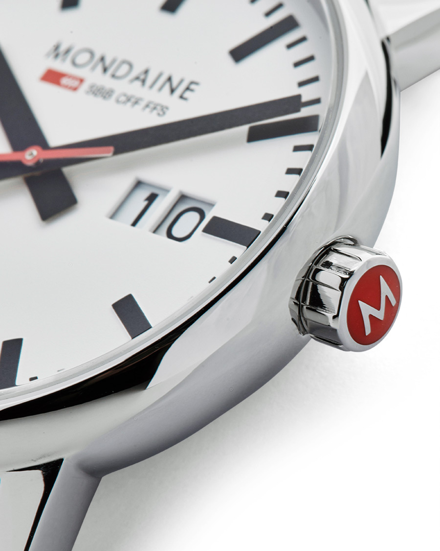 Herre | Mondaine Evo 2 Big Date Sapphire Black 40mm | Mondaine | Evo 2 Big Date Sapphire Black 40mm