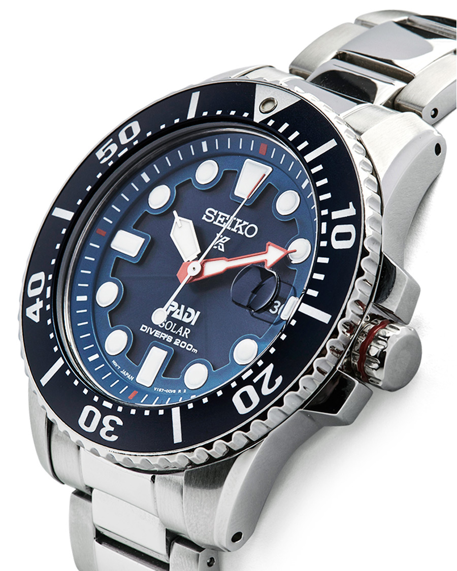 Herre | Seiko Prospex Padi Solar 44mm 200m Diver XL | Seiko | Prospex Padi Solar 44mm 200m Diver XL
