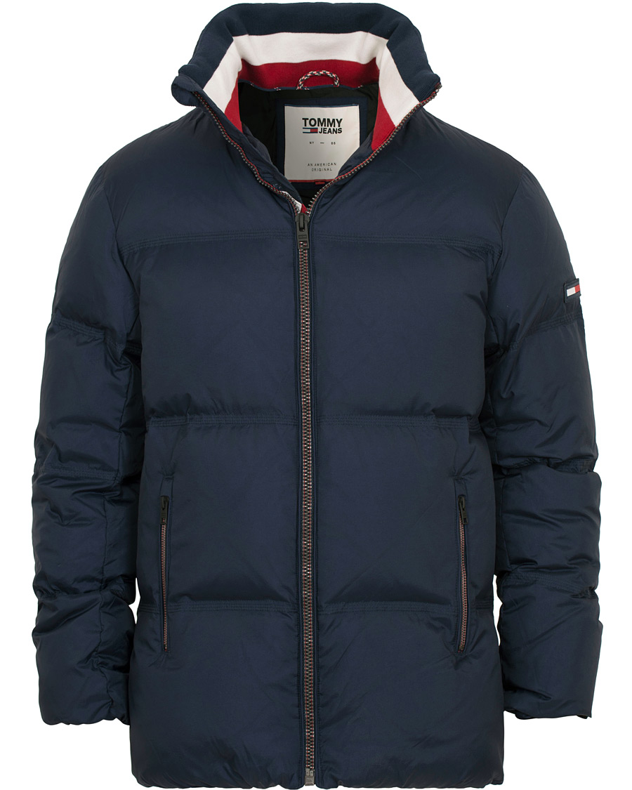 Herre | Jakker | Tommy Jeans | Long Down Jacket Black Iris
