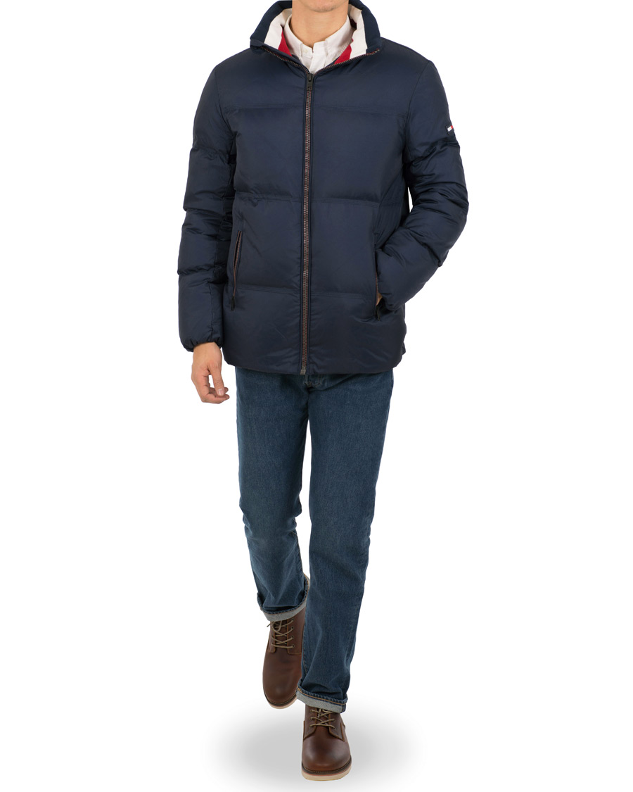 Herre | Jakker | Tommy Jeans | Long Down Jacket Black Iris