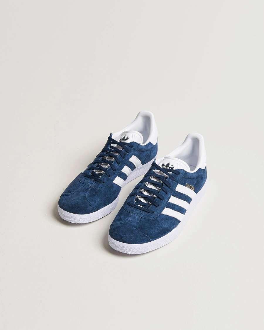 Herre | Sko i ruskind | adidas Originals | Gazelle Sneaker Navy Nubuck