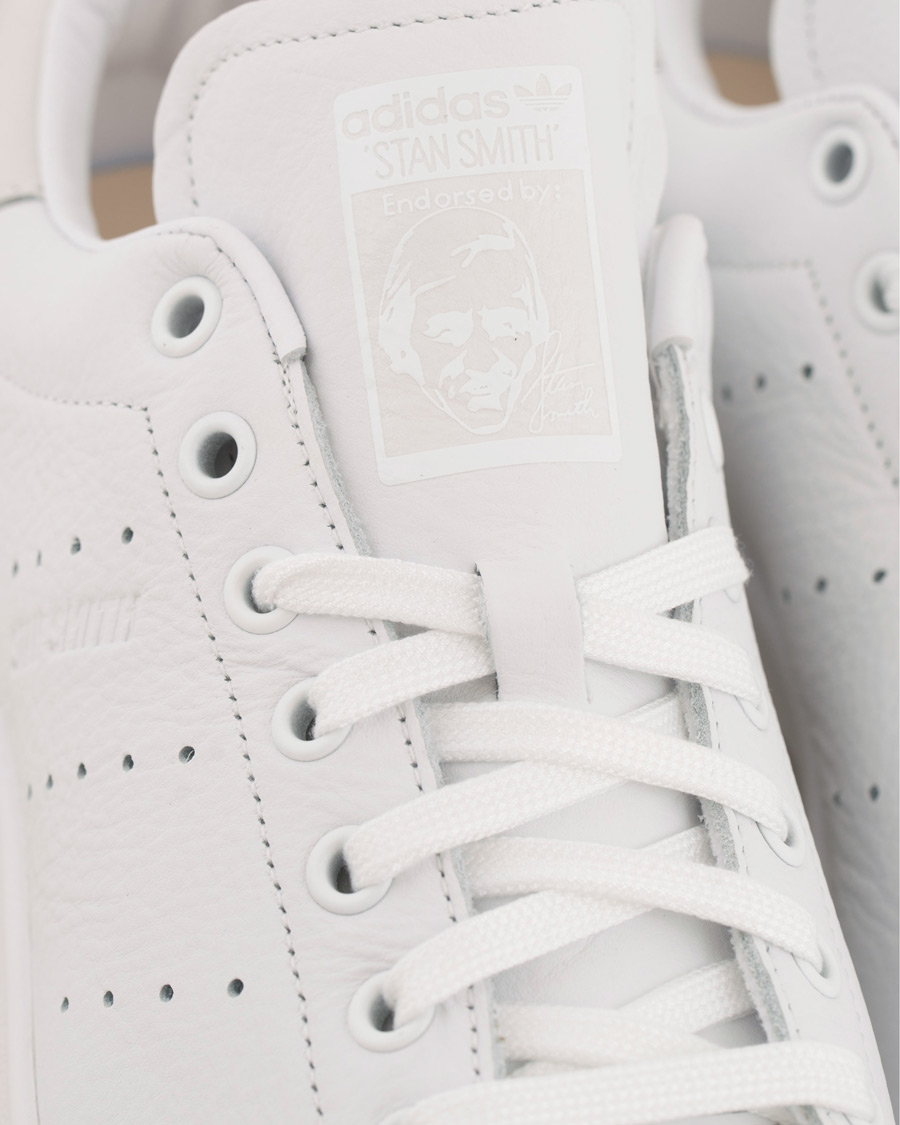 Herre | adidas Originals Stan Smith Premium Leather Sneaker White | adidas Originals | Stan Smith Premium Leather Sneaker White