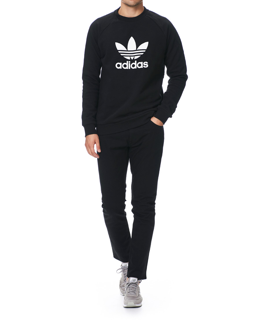 Herre | Trøjer | adidas Originals | Trefoil Crew Neck Sweatshirt Black