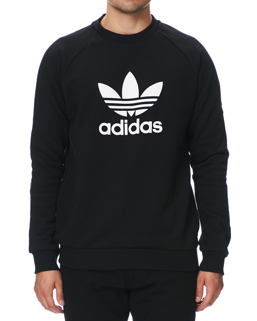 Herre | Trøjer | adidas Originals | Trefoil Crew Neck Sweatshirt Black