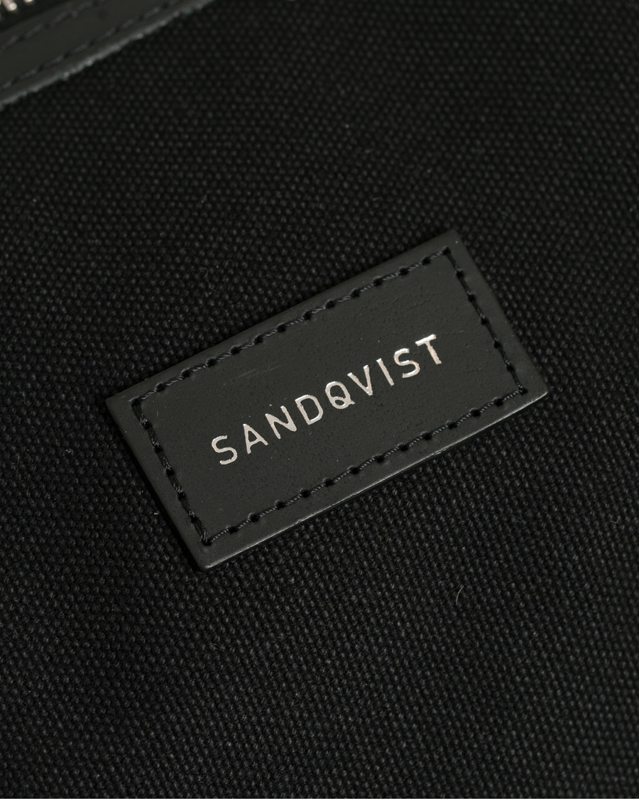 Herre | Tasker | Sandqvist | Holly Grand Organic Cotton Canvas Weekendbag Black