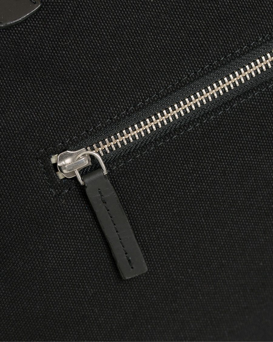 Herre | Tasker | Sandqvist | Holly Grand Organic Cotton Canvas Weekendbag Black