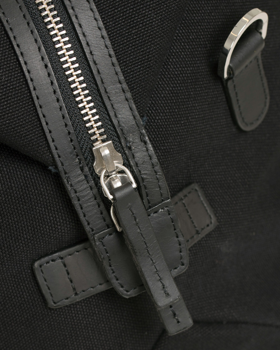 Herre | Tasker | Sandqvist | Holly Grand Organic Cotton Canvas Weekendbag Black