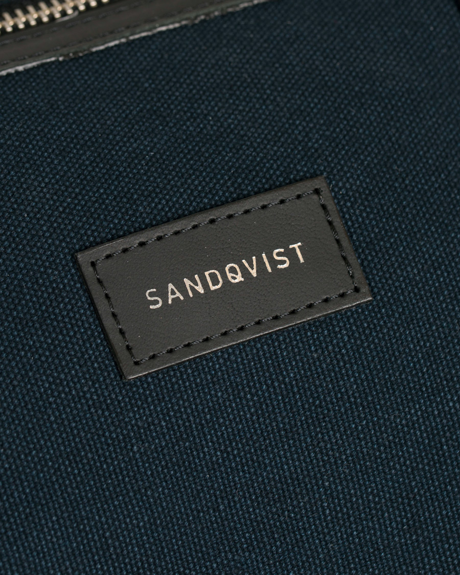 Herre | Tasker | Sandqvist | Holly Grand Organic Cotton Canvas Weekendbag Blue