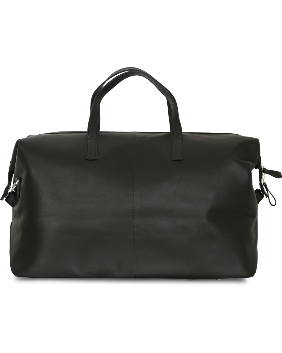 Herre | Tasker | Sandqvist | Holly Vegetable Tanned Leather Weekendbag Black