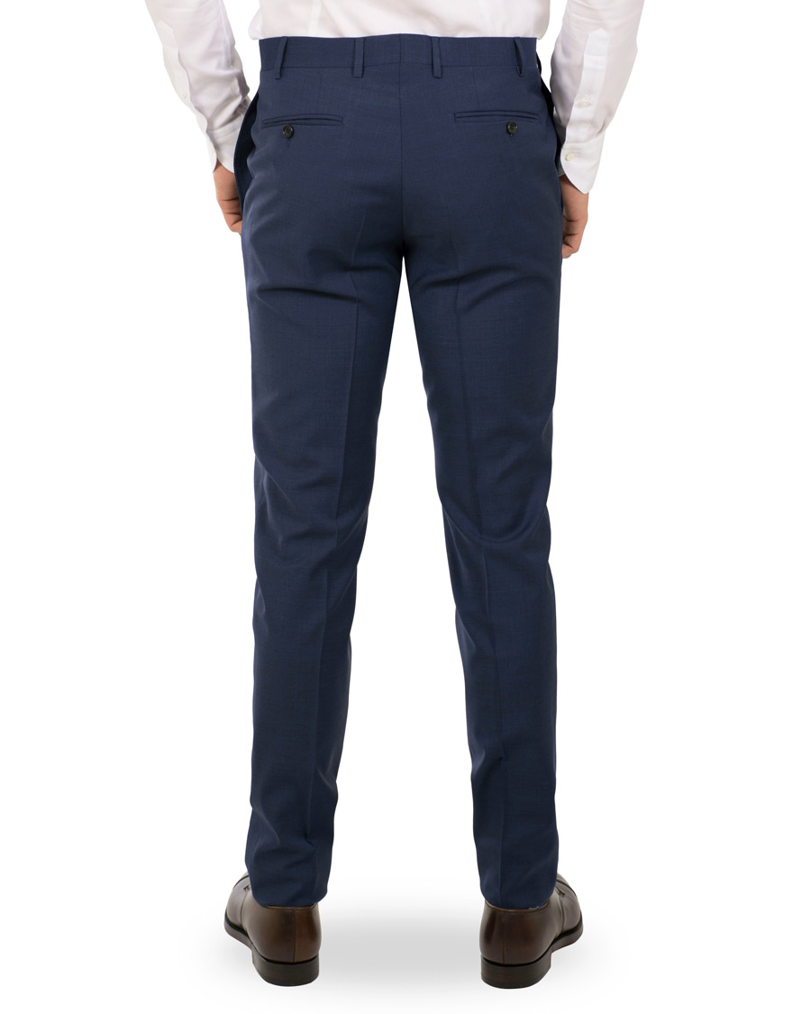 Herre | Jakkesæt | Canali | Capri Wool Contrast Lining Suit Navy