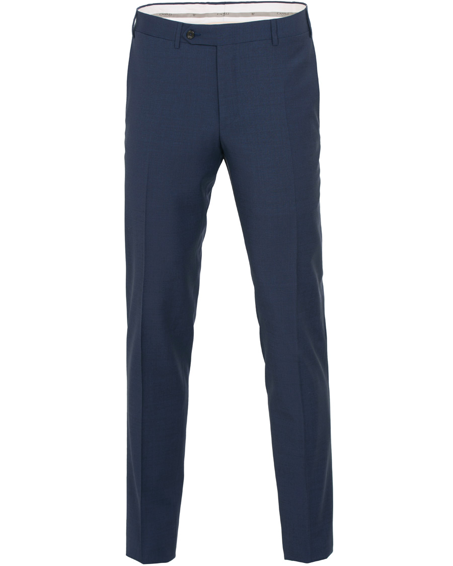 Herre | Jakkesæt | Canali | Capri Wool Contrast Lining Suit Navy