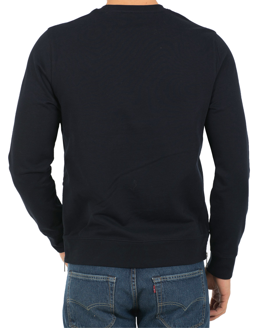 Herre | Trøjer | Vince | Side Zip Crew Neck Sweatshirt New Coastal Blue