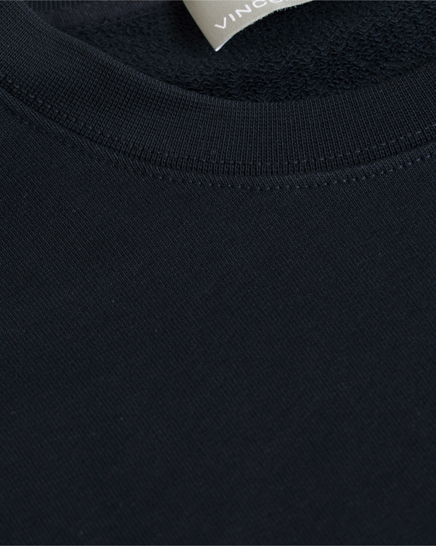 Herre | Trøjer | Vince | Side Zip Crew Neck Sweatshirt New Coastal Blue