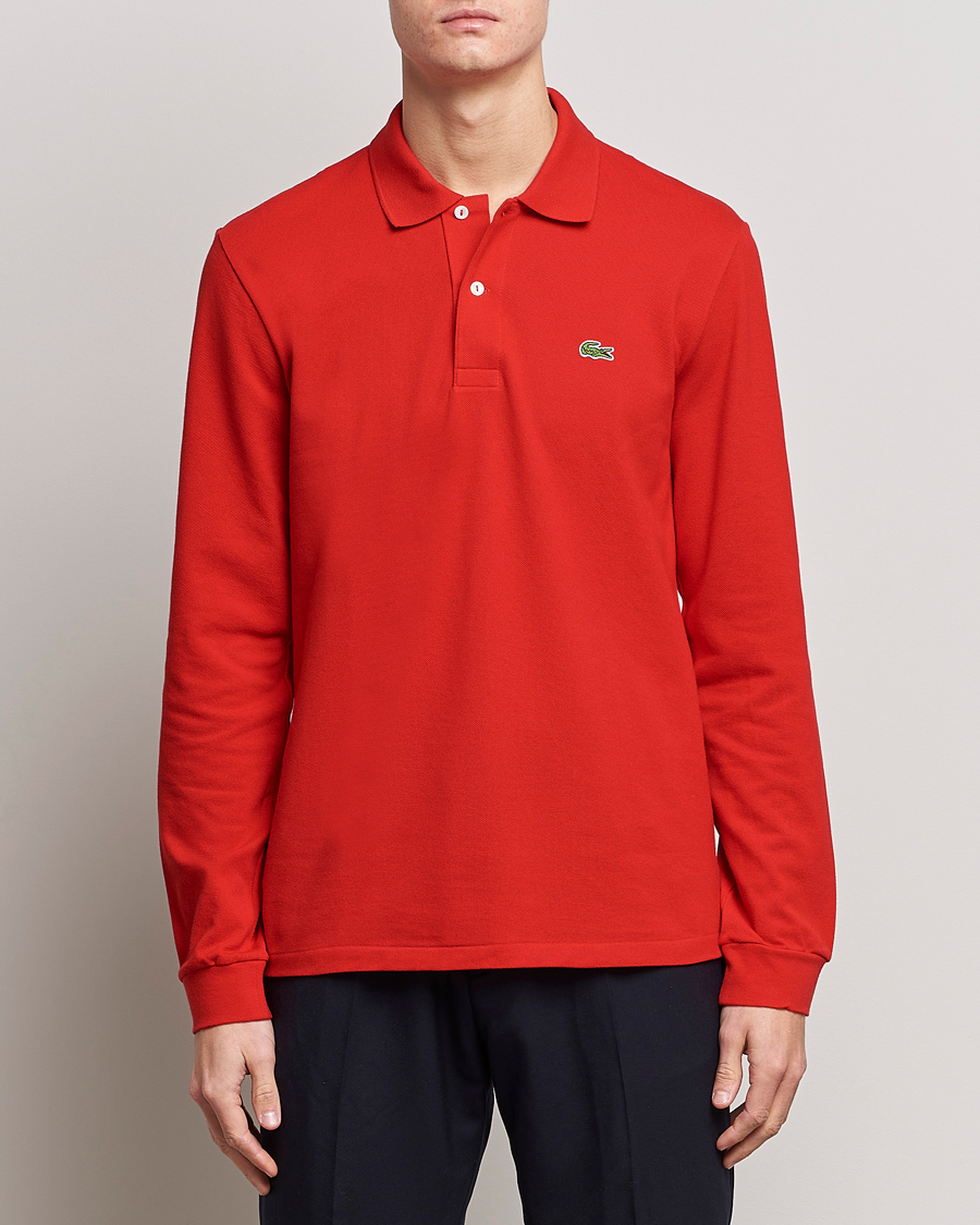 Herre | Polotrøjer | Lacoste | Long Sleeve Polo Red