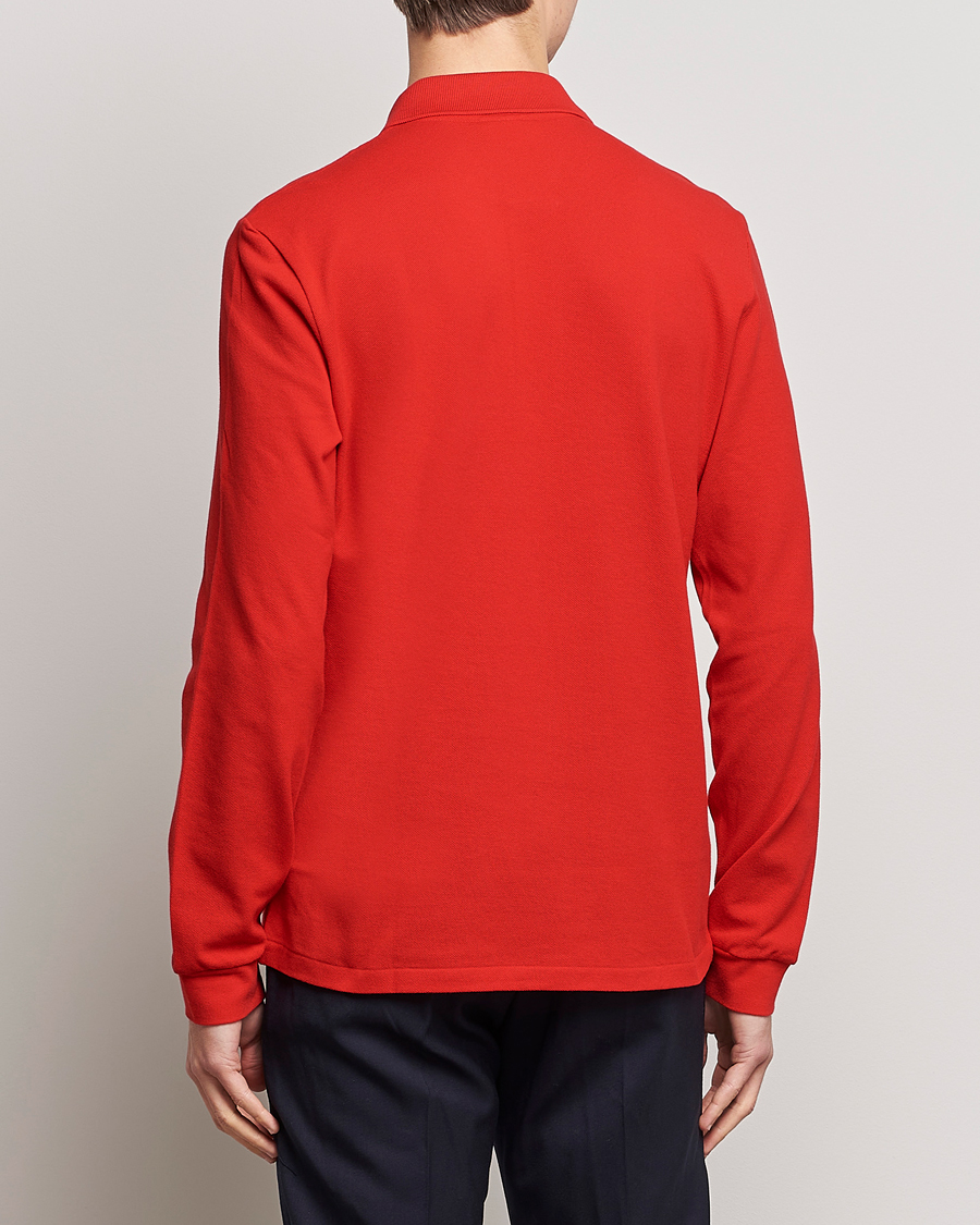 Herre | Trøjer | Lacoste | Long Sleeve Polo Red