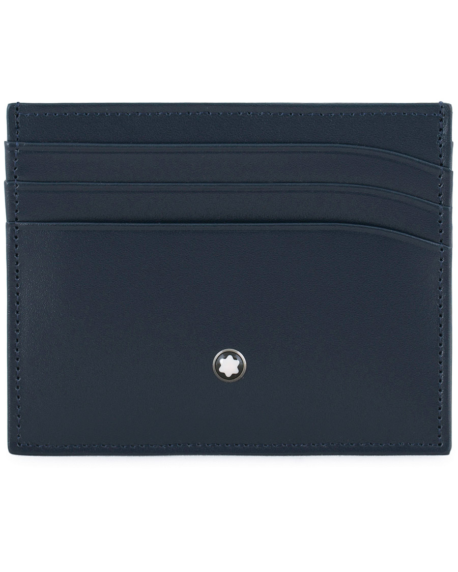 Herre | Montblanc Meisterstück Credit Card Holder 6cc Navy | Montblanc | Meisterstück Credit Card Holder 6cc Navy