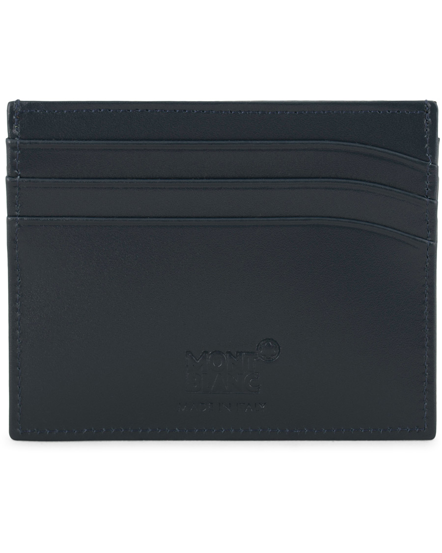 Herre | Montblanc Meisterstück Credit Card Holder 6cc Navy | Montblanc | Meisterstück Credit Card Holder 6cc Navy