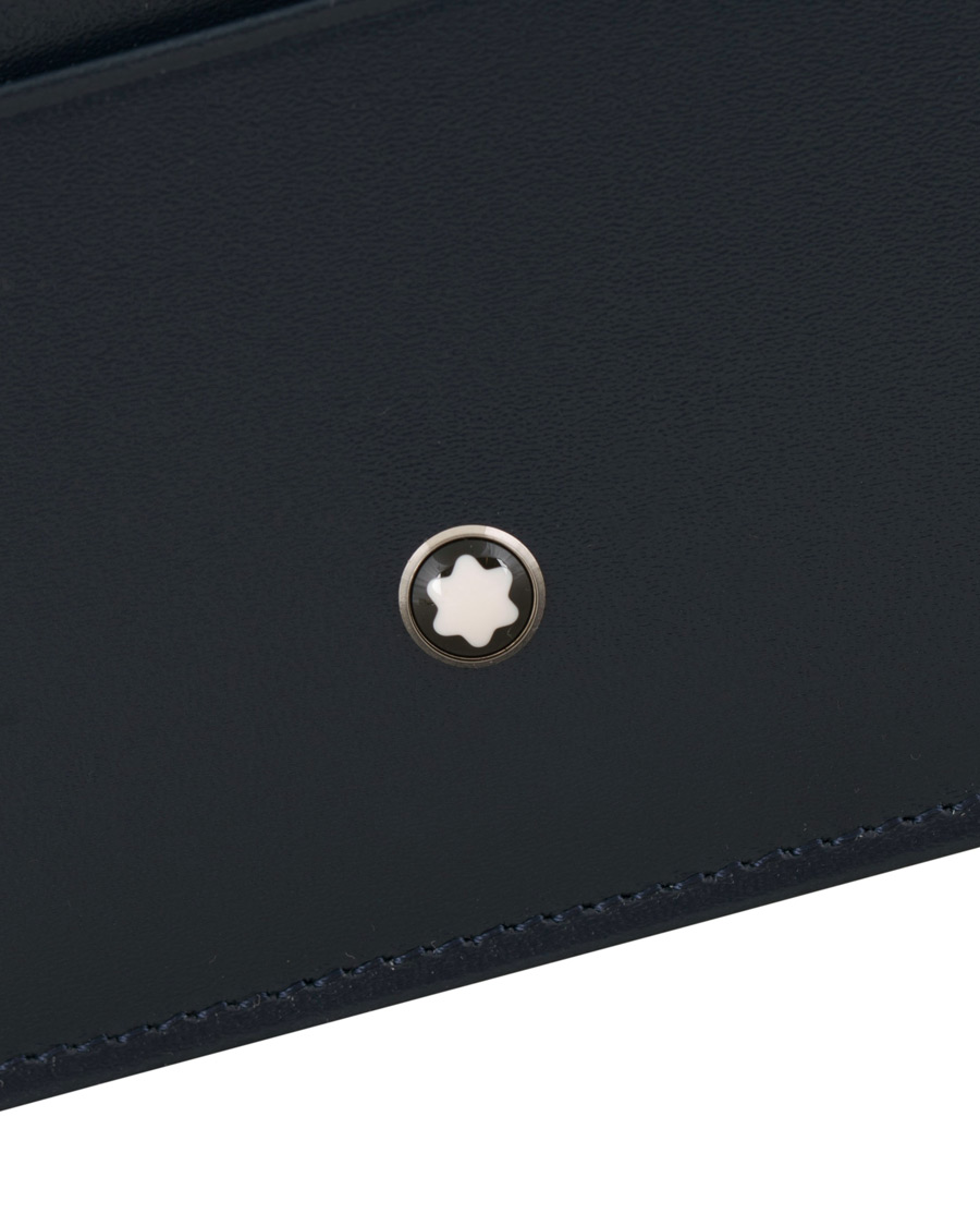 Herre | Montblanc Meisterstück Credit Card Holder 6cc Navy | Montblanc | Meisterstück Credit Card Holder 6cc Navy
