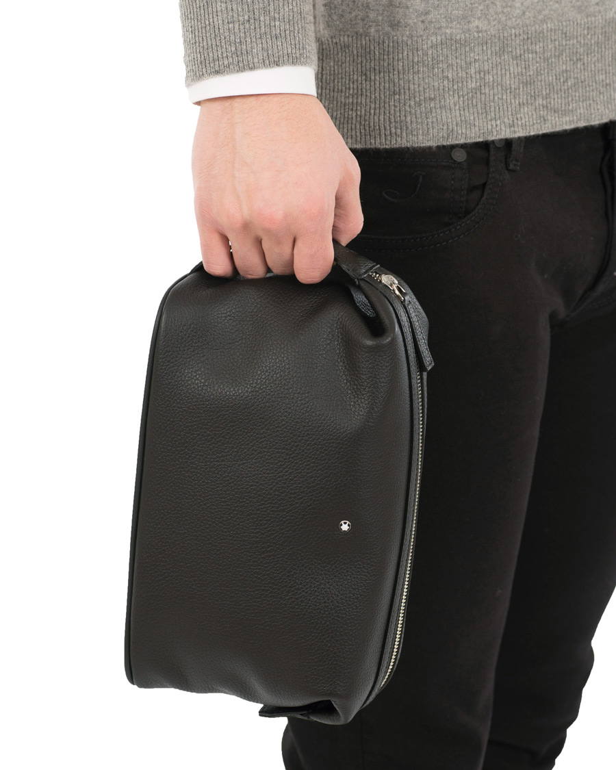 Herre | Tasker | Montblanc | Meisterstück Soft Grain Wash Bag Black
