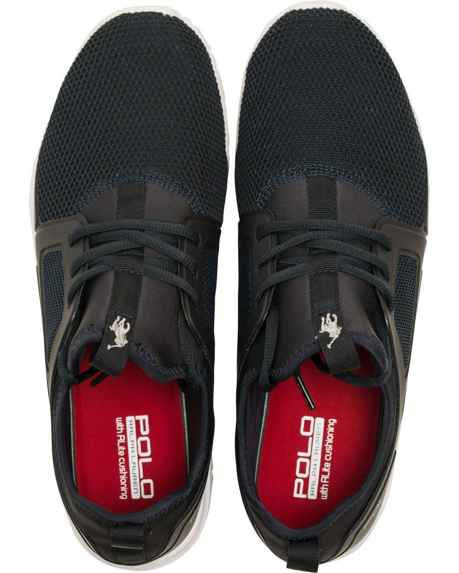 Polo Ralph Lauren Train 150 Mesh Sneaker Navy - CareOfCarl.dk